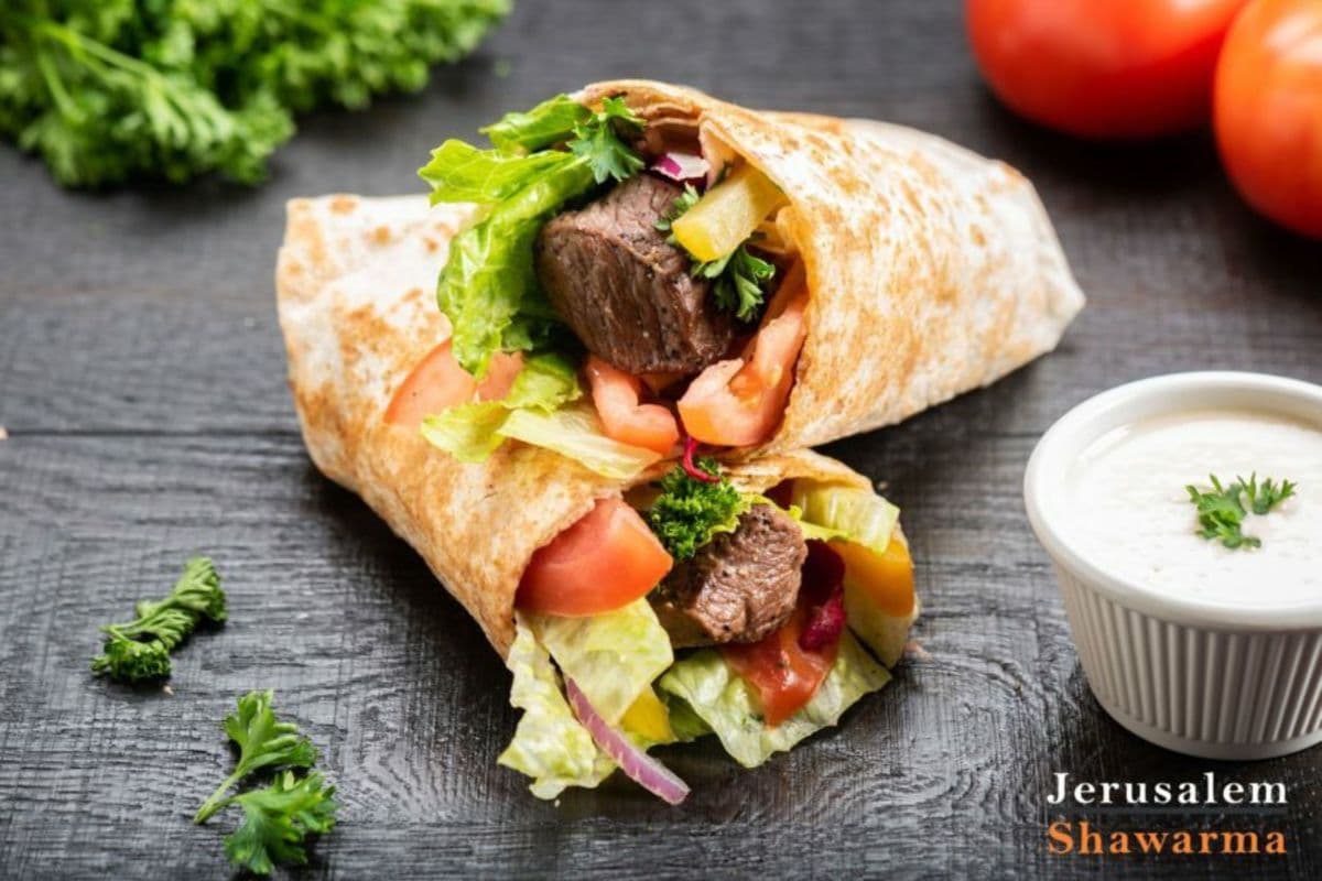 Lamb BBQ Wrap