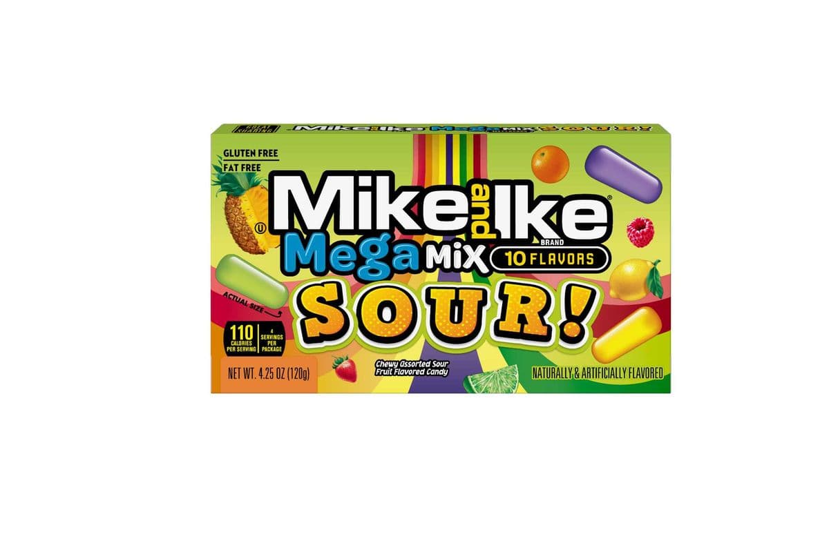 Mike & Ike Mega Mix Sour 120g TB