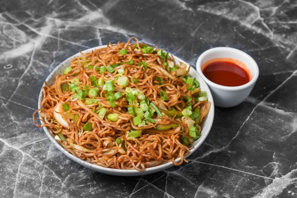 Vegetable Hakka Noodles