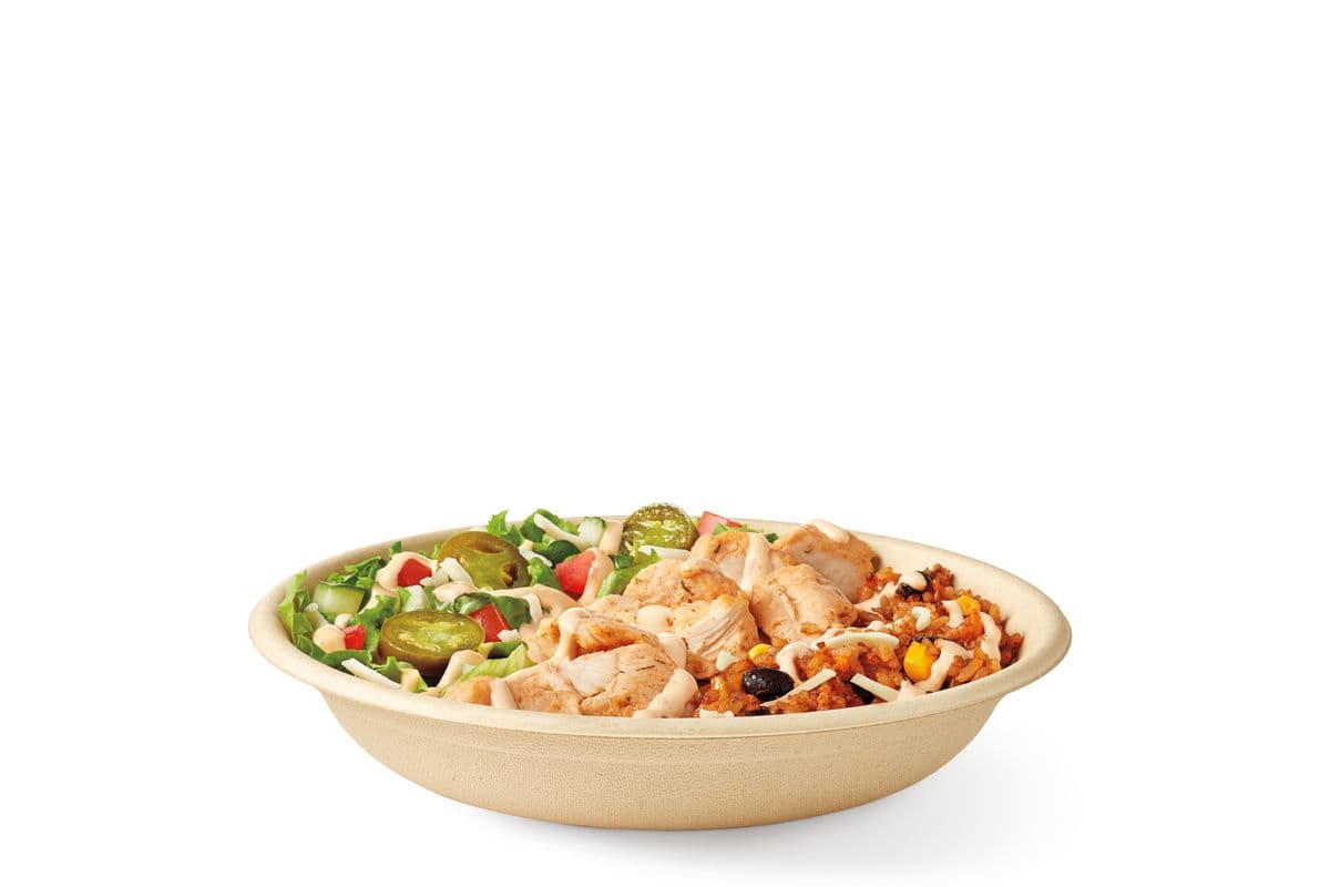 Spicy Slow-Cooked Chicken Loaded Bowl