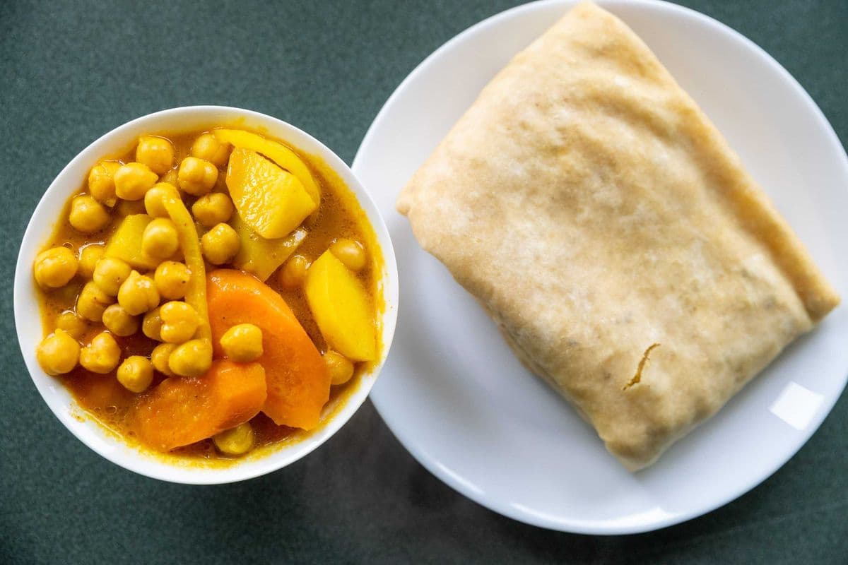 Vegetable Roti