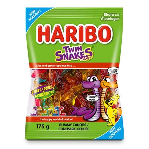 Haribo Twin Snakes 175g