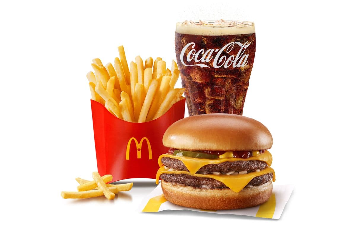Double Cheeseburger Extra Value Meal [560-990 Cals]