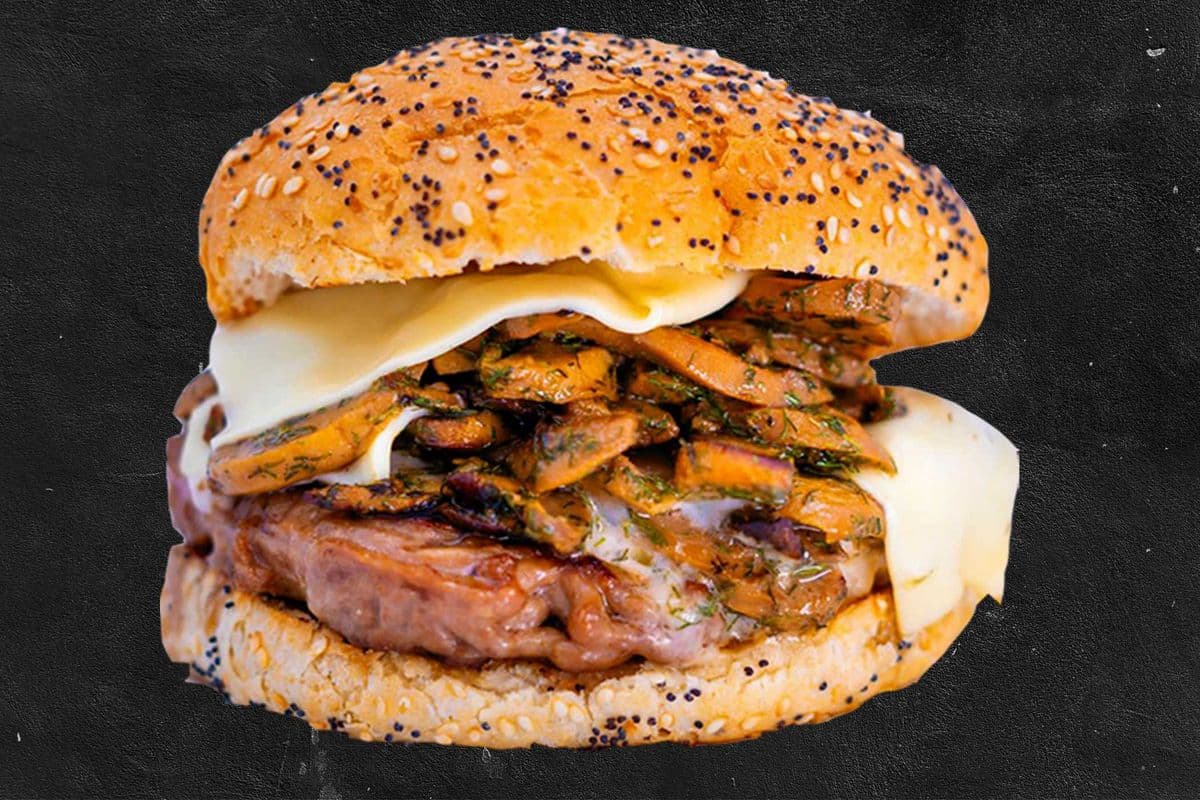Mushroom Swiss Burger