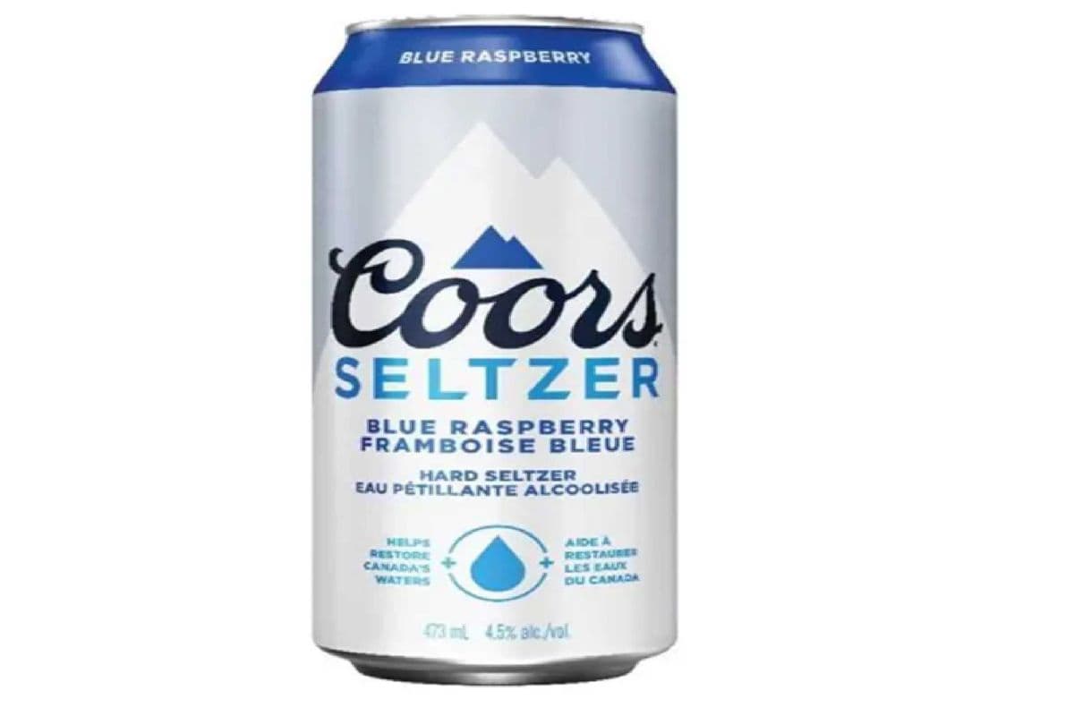Coors Seltzer Blue Raspberry Slushie (6 x 355 ml cans)