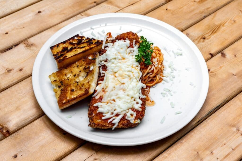 Spaghetti with Chicken Parmesan