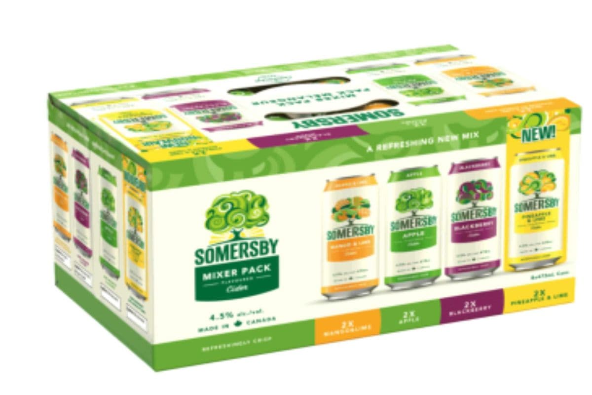 SOMERSBY CIDER VARIETY PACK (8 x 473ML CANS) (1 x 8 PACK CANS)