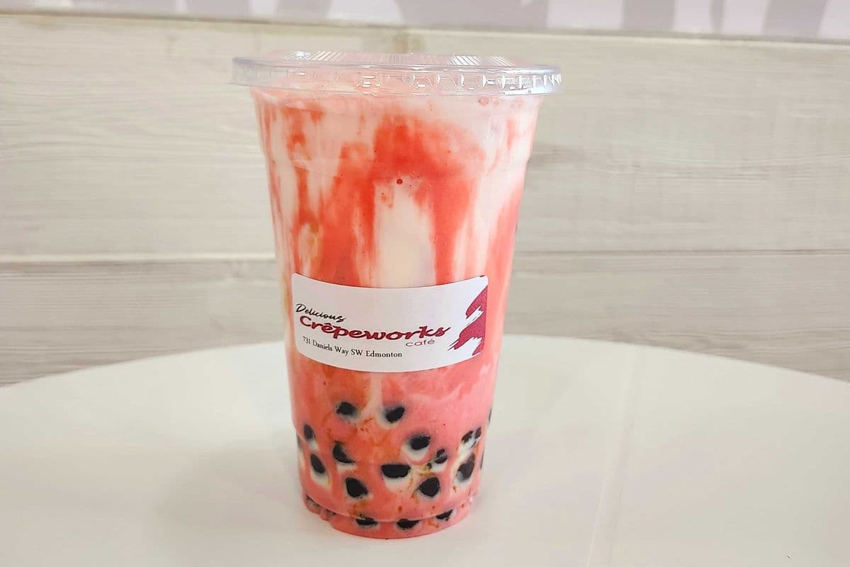 Strawberry Lava Latte