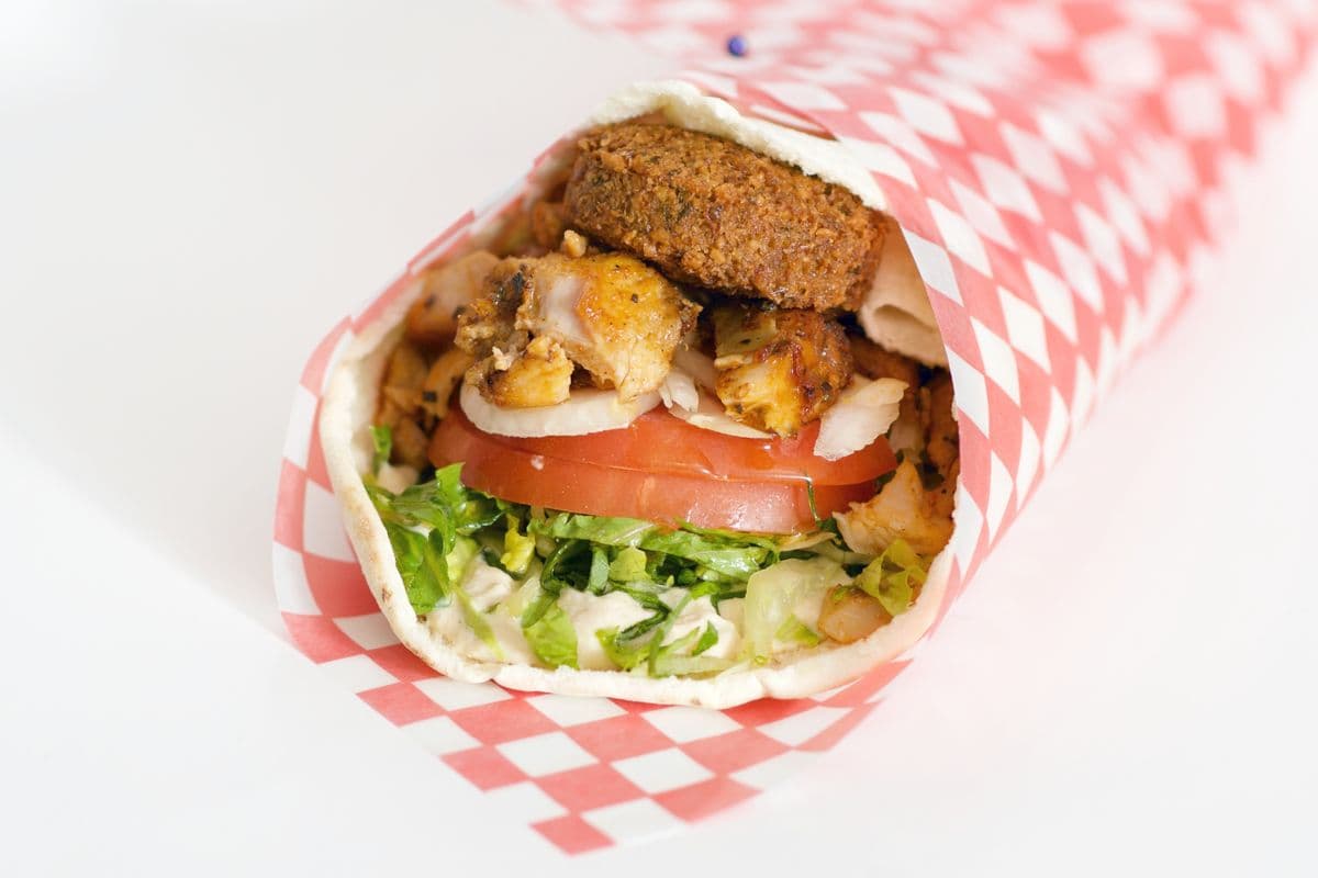 #5 Meat & Falafel Wrap