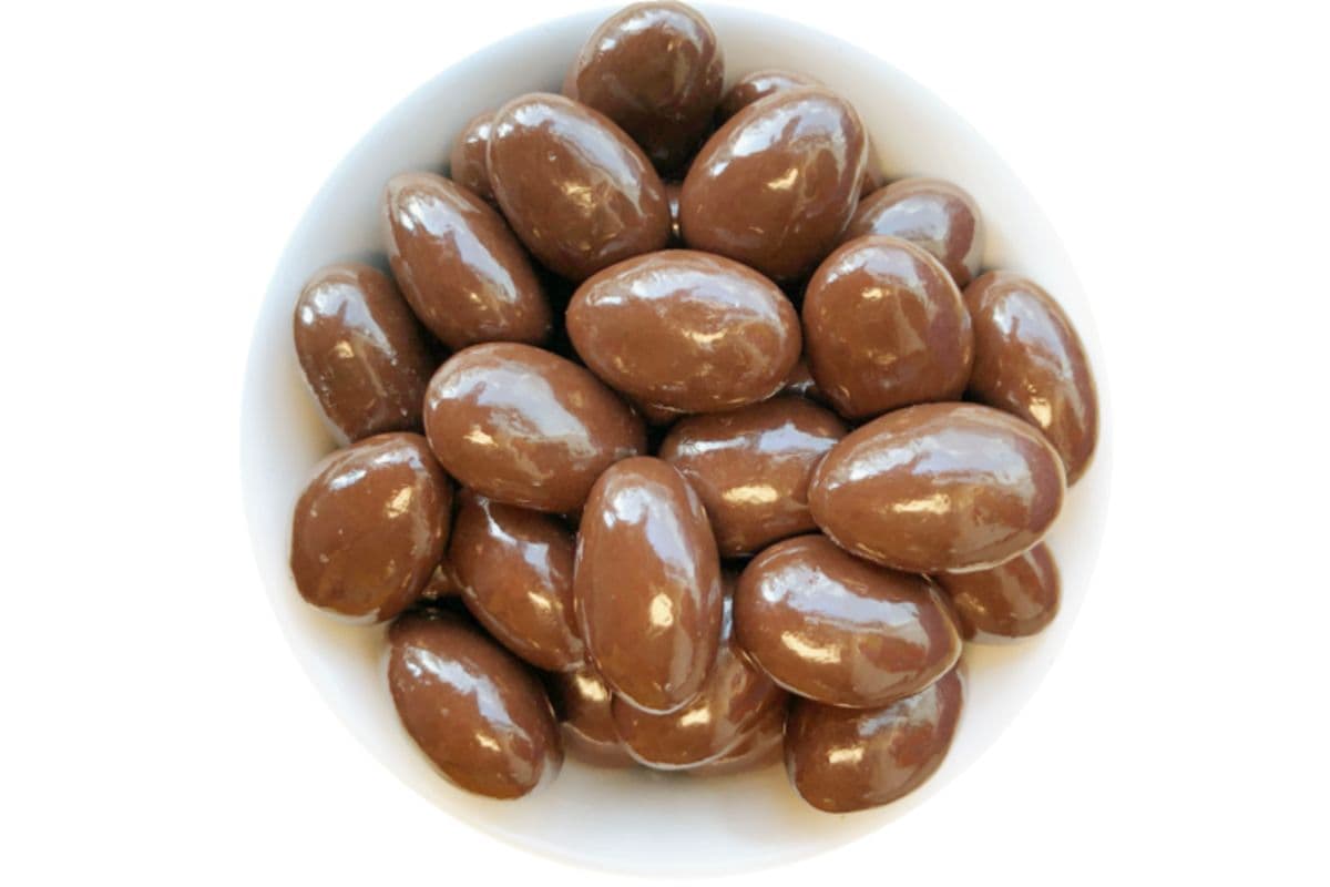 Dark Chocolate Toffee Polished Almonds (1 lb)