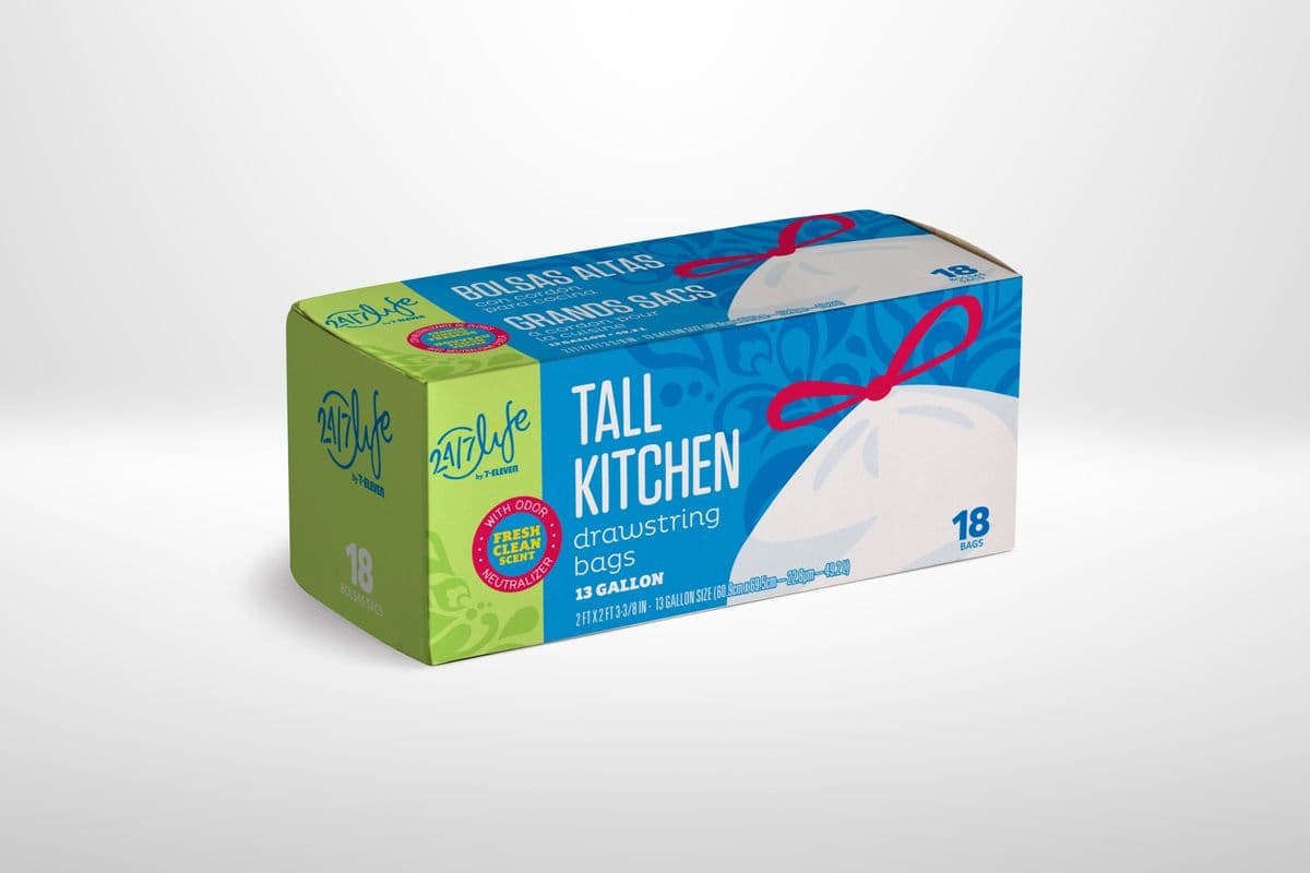 7-Select Life Kitchen Bags - 13 Gallon (18 Count)