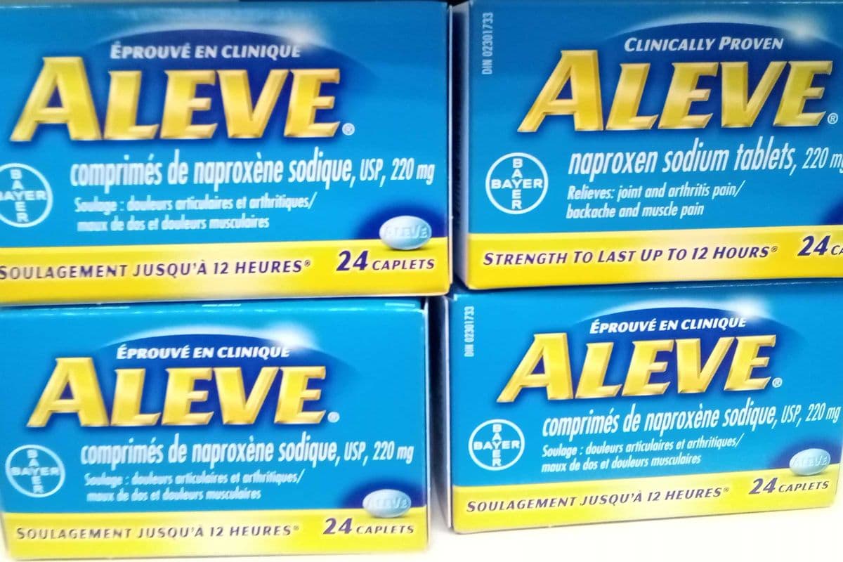 Aleve naproxen sodium tablets 24 caplets