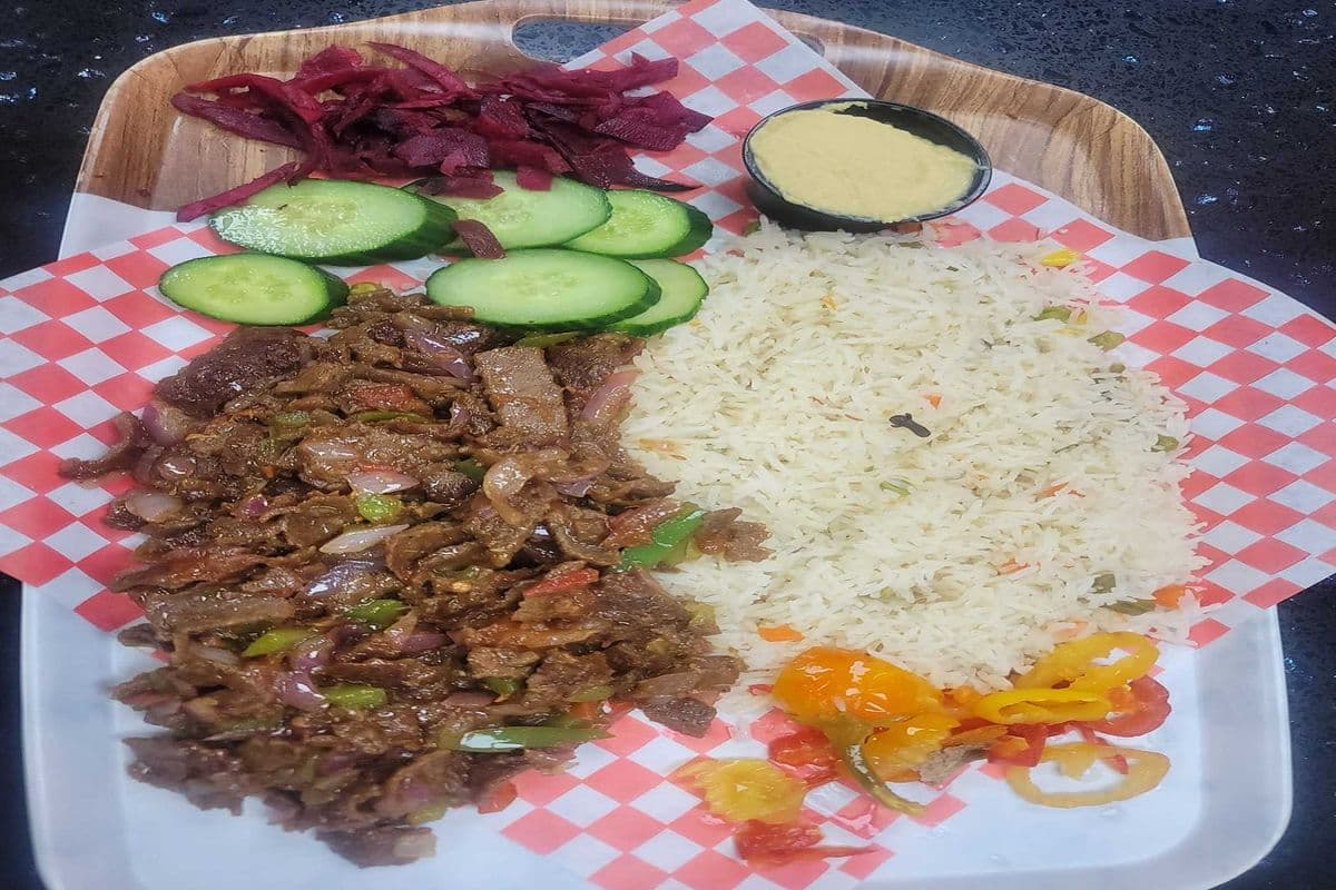 STIR FRY SHAWARMA PLATER