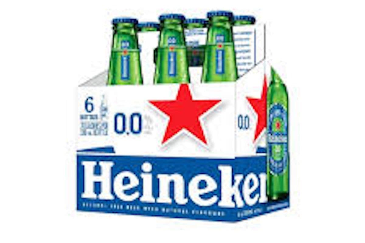 Heineken Non Alcoholic Lager Beer (6 x 330 ml)