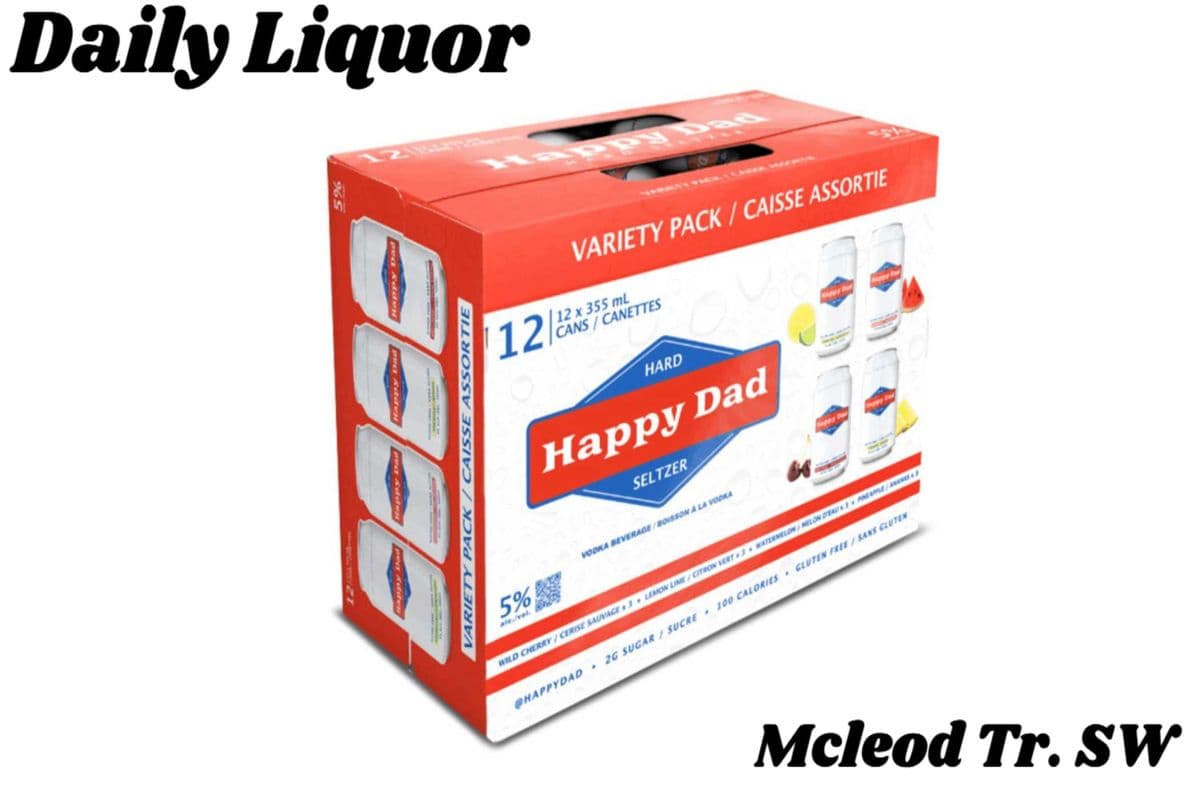 HAPPY DAD HARD SELIZER VARIETY 12 PKC (1 x 12 CANS)