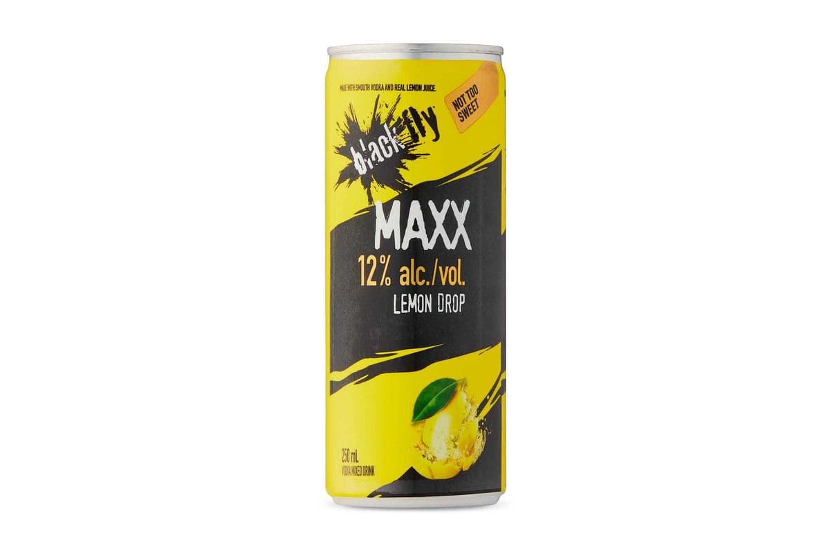 Blackfly Maxx Vodka Lemon Drop (1 x 250 ml)