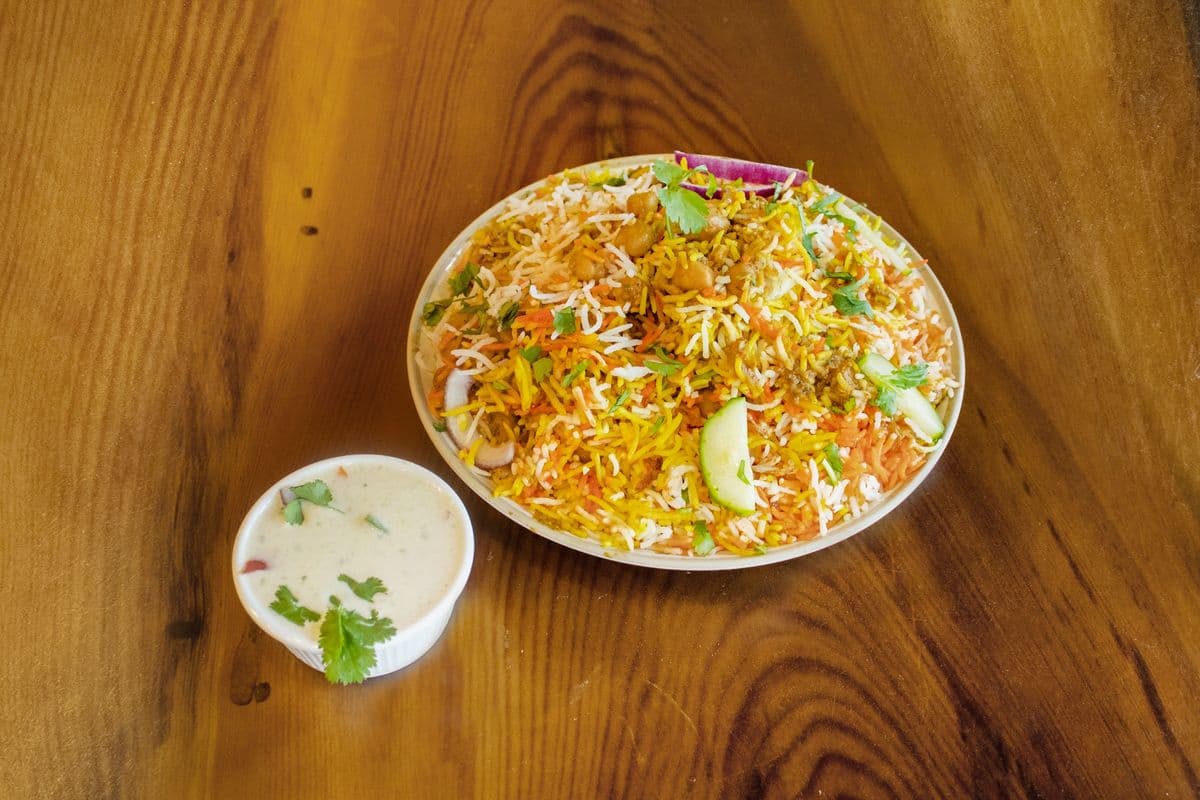 Chickpeas Biryani (Gluten-free)