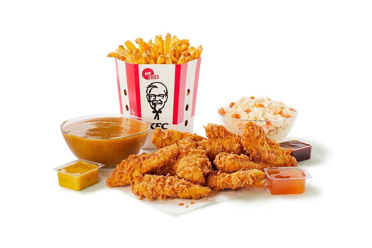10-Piece Tenders Bucket and 3 Large Sides