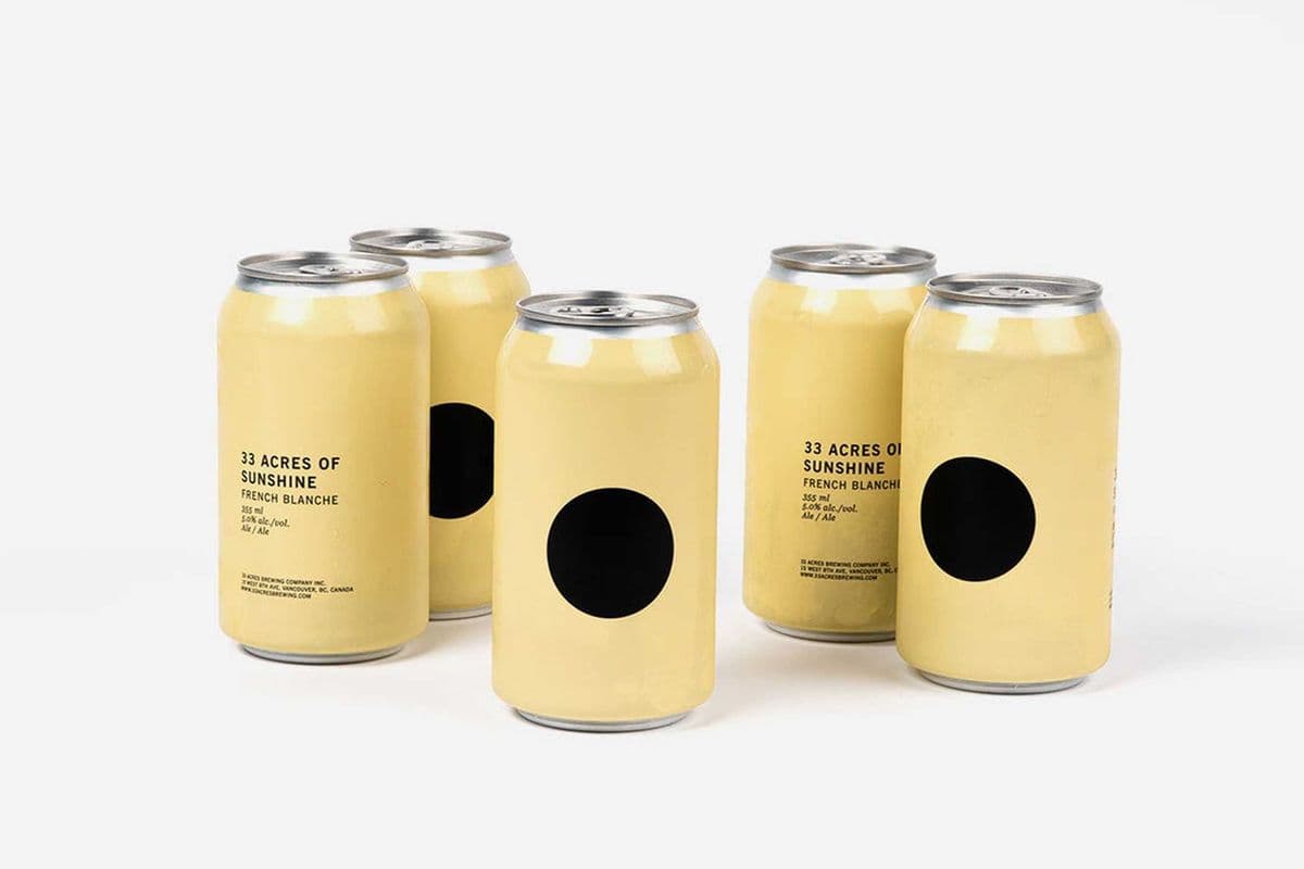 33 Acres of Sunshine French Blanchè - 6x355mL Cans (6 x 355ml)