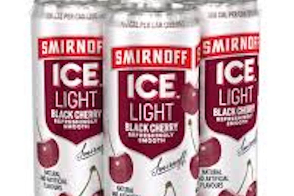 Smirnoff Ice Light Black Cherry and Soda (4 Can) (4 x 355ML)