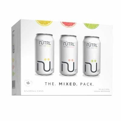 Nutrl Mixer Vodka Soda (12 x 355ml)