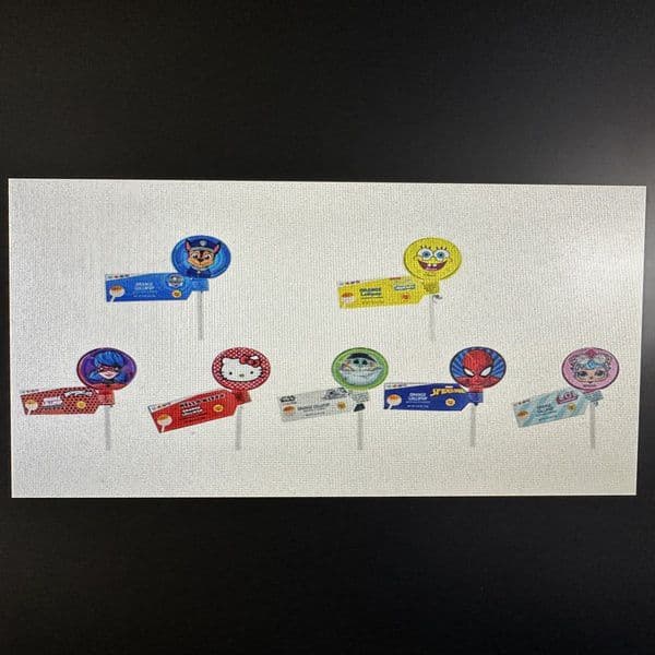 Sucrons avec support 18g/ Lollipops Characters with holder 18g