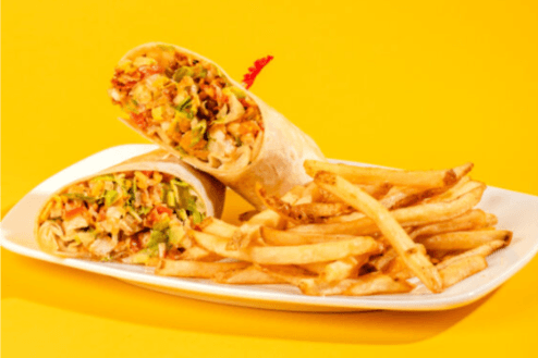 Buffalo Chicken and Bacon Ranch Wrap