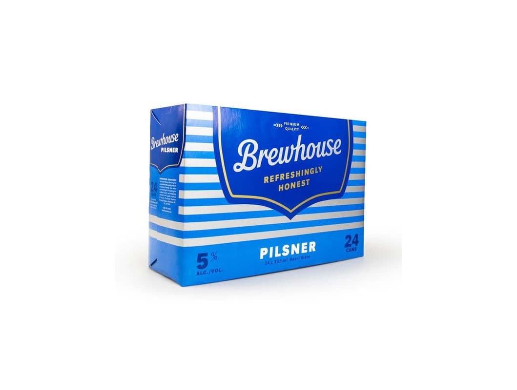 Brewhouse Pilsner (24 Pack) (1 x 355 ml Cans)