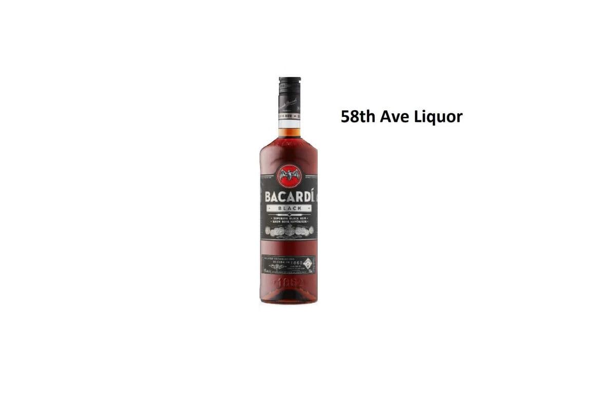 BACARDI BLACK 750ML (1 x 750ML)