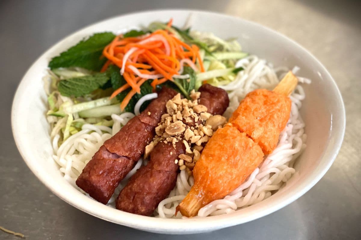 446. Bún Chạo Tôm, Nem Nướng