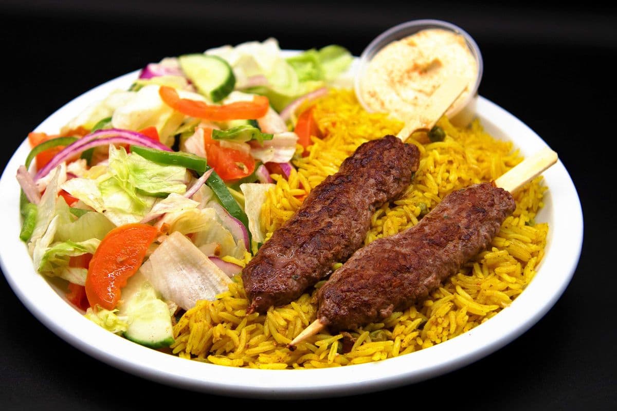 Kafta Kabob Dish