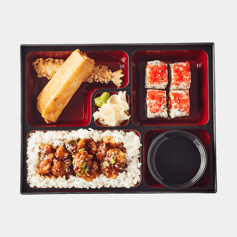 Bento Poulet Général Tao et Maki / General Tao and Maki Bento