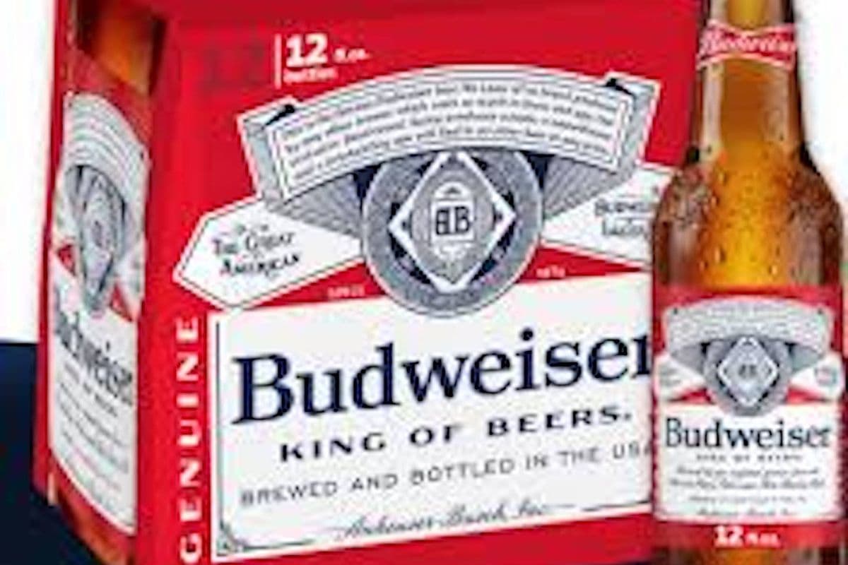 Budweiser 12 bottles (12 x 341 ml Bottle)