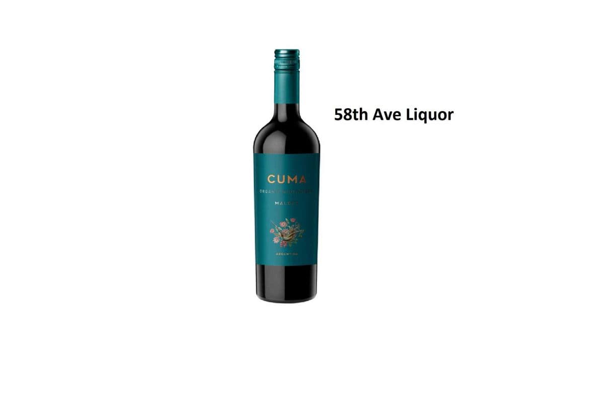CUMA ORGANIC MALBEC 750ML (1 x 750ml)