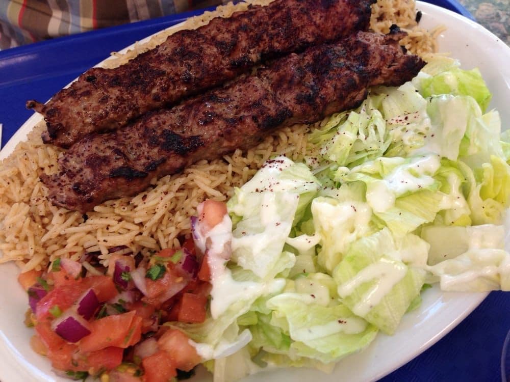 Chicken kabab Rice platter