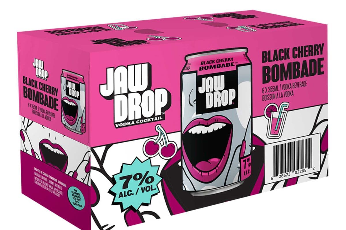 JAW DROP BLACK CHERRY BOMBADE 6*355ML (1 x 355ML)