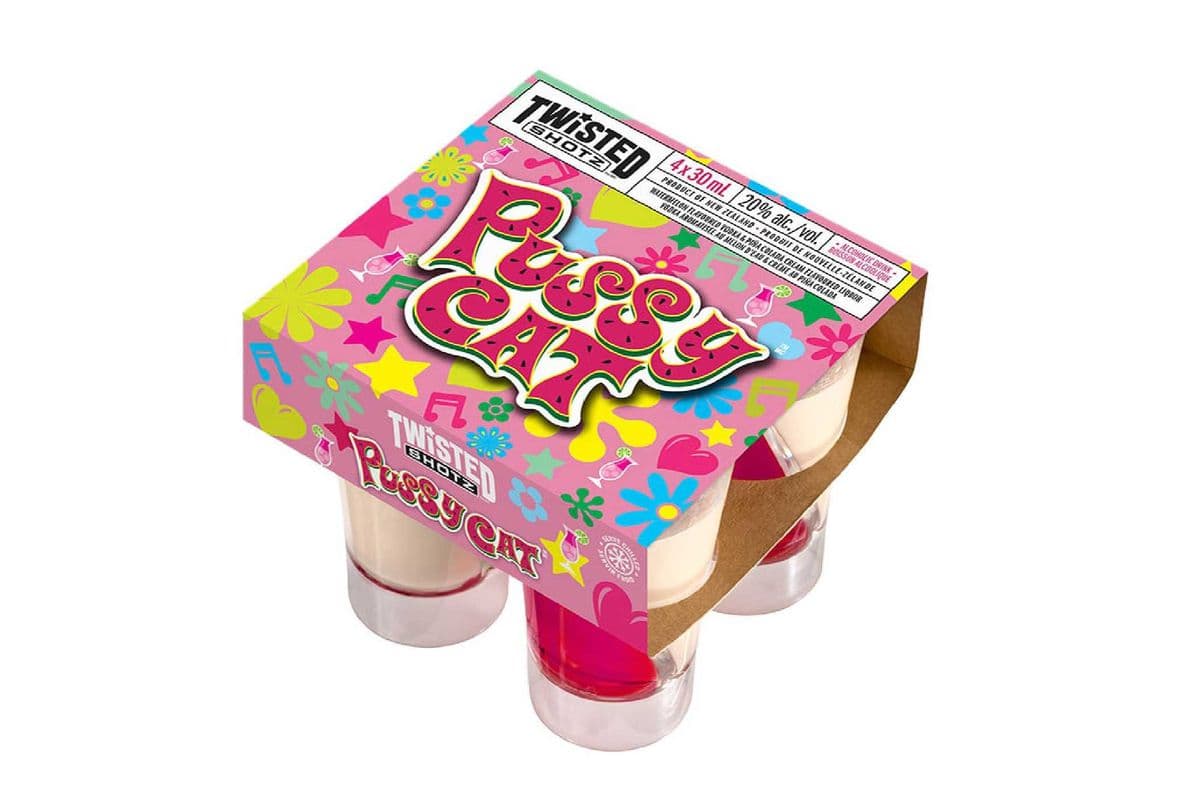 Twisted Shotz Pussy Cat 4 Pack (4 x 30ml)