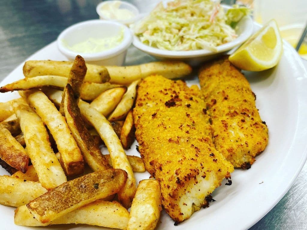 Fish et Chips au four / Baked Fish and Chips