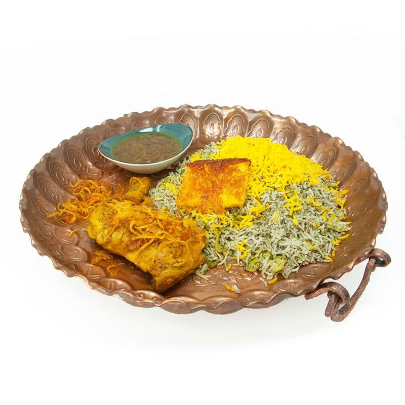 Baghali Polo with Chicken