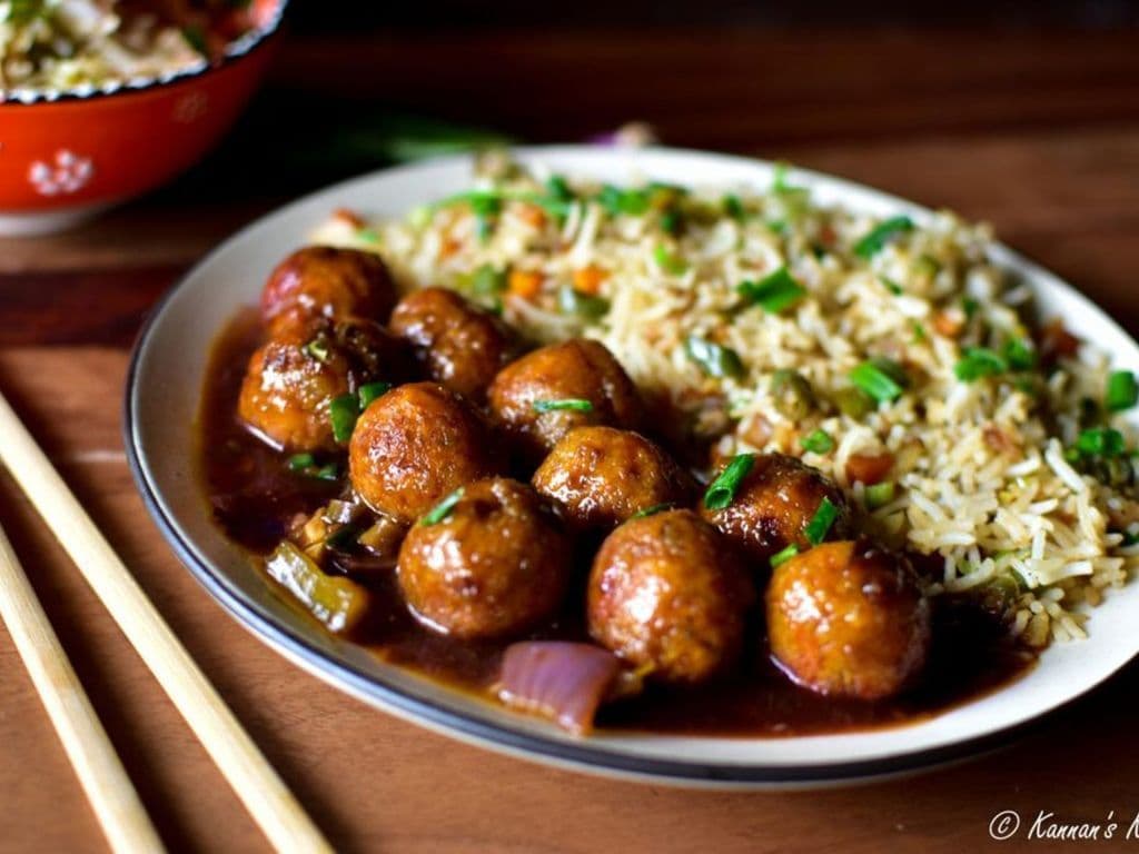 Manchurian Rice Bowl