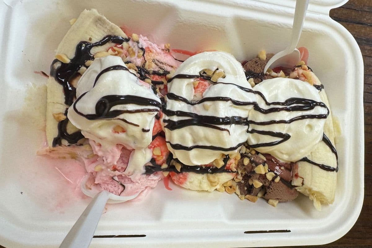 Banana Split Sundae