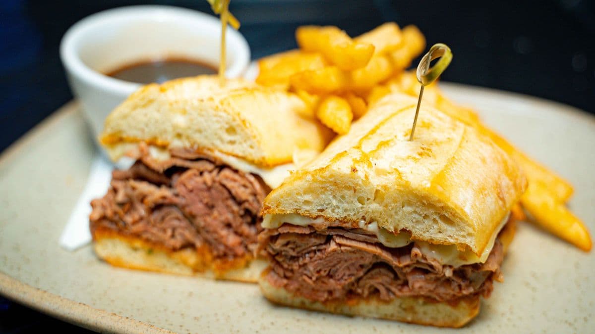 French Beef Dip Sandwich