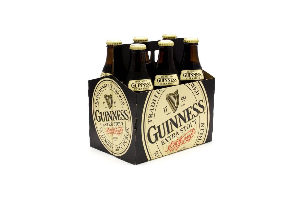 Guinness Extra Stout (6 x 341mL Bottles)