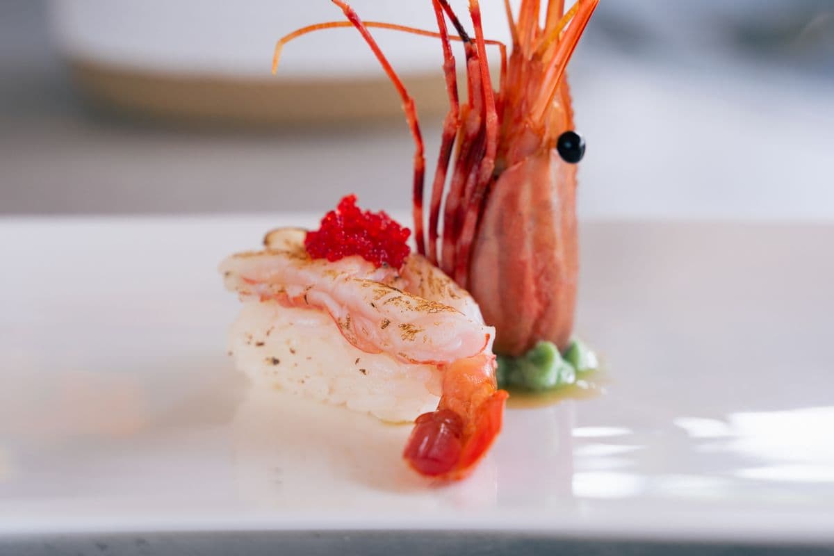 Amaebi Aburi Sushi
