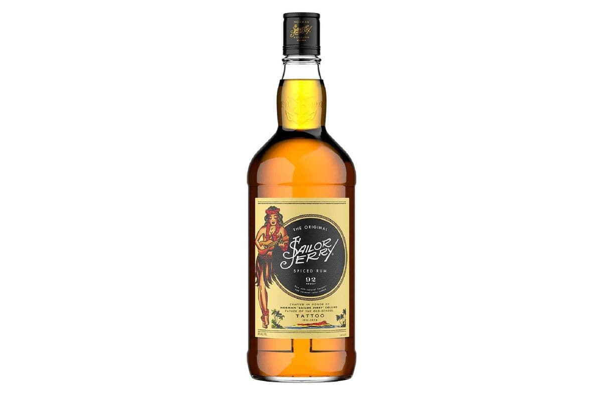 Sailor Jerry Spiced Navy Rum-750ml (1 x 750ml)