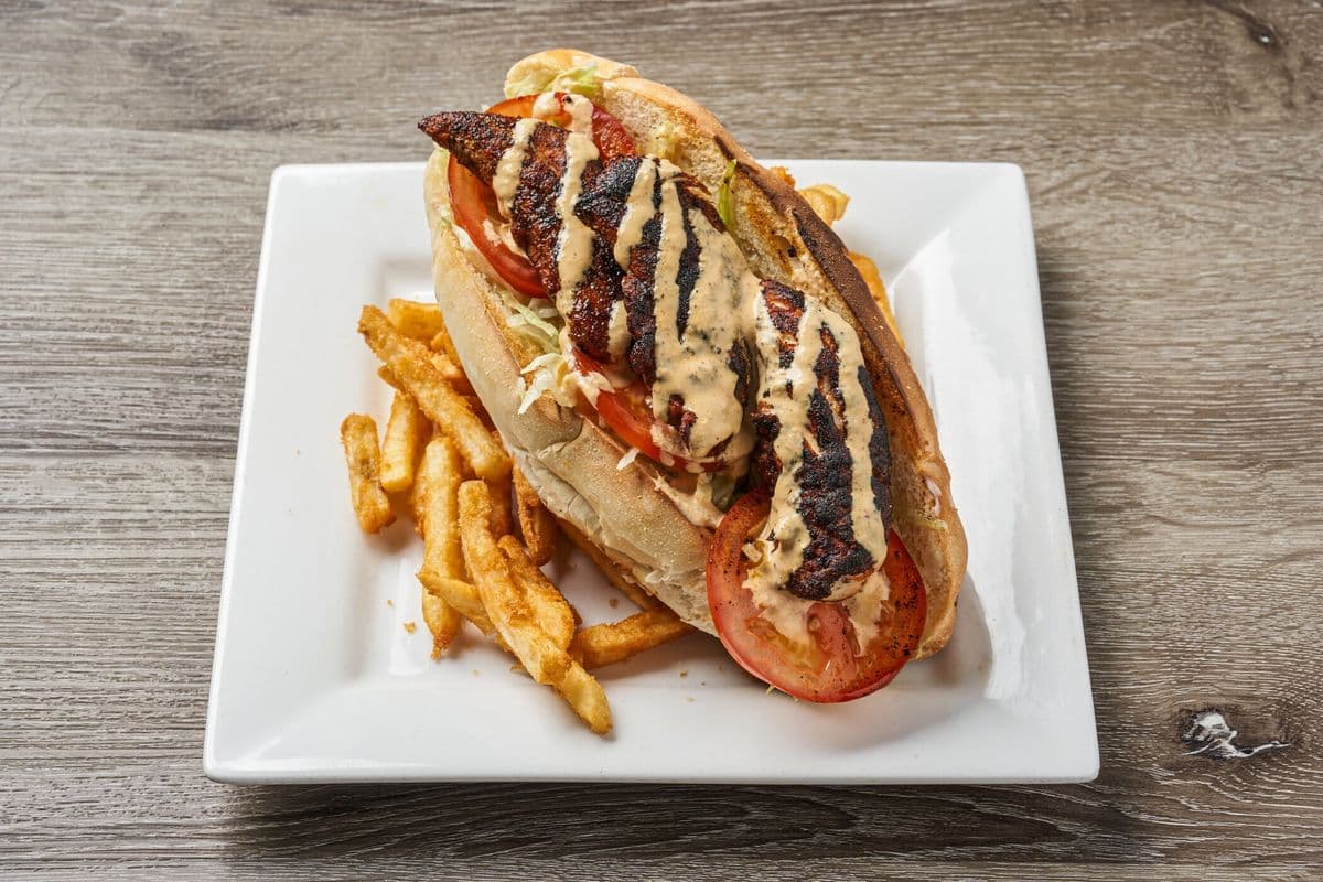 Blackened Chicken Po' Boy