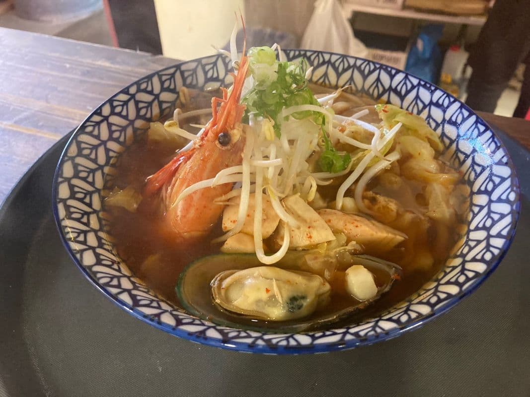 Spicy Seafood Udon