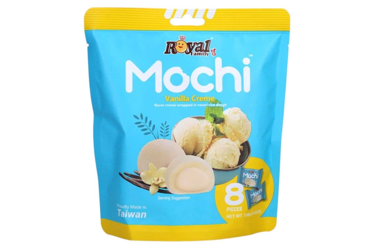 Royal Family Mochi, Vanilla Cream Taiwan (180gm) (55 Cal)