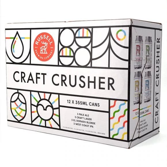 Russell Craft Crusher Mixed Pack (12 x 355 ml)
