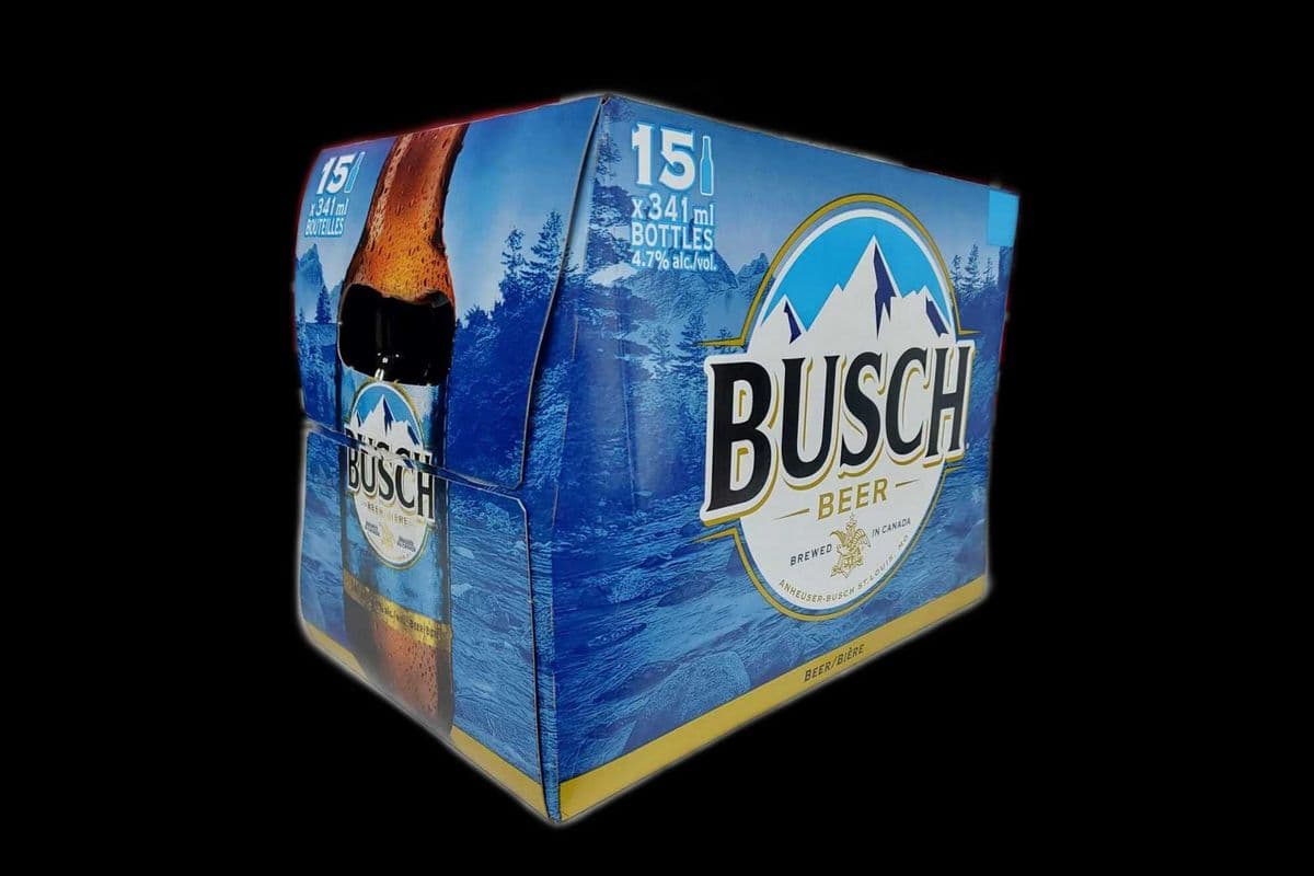 BUSCH LAGER (15 x 341ML BOTTLES)